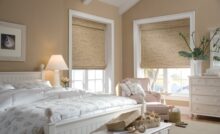 Cozy bedroom with natural light and decor.