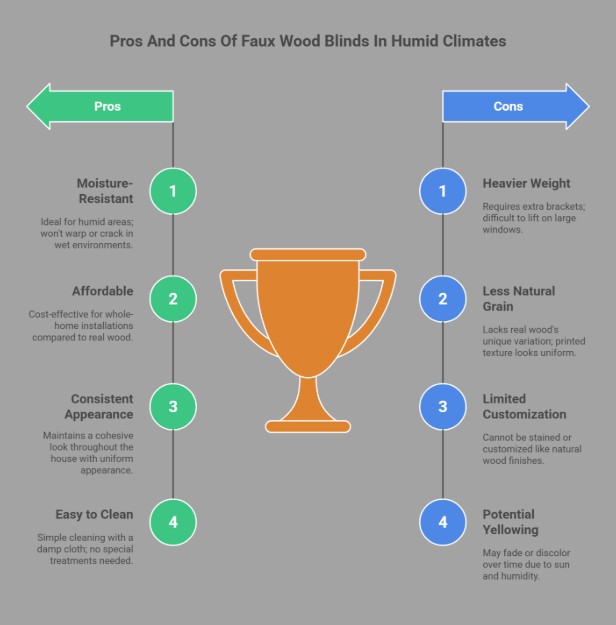 Pros And Cons Of Faux Wood Blinds In Humid Climates
