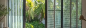 Sliding Glass Doors in Boca: Vertical vs Panel Track Blinds - Choosing the Right Window Treatment