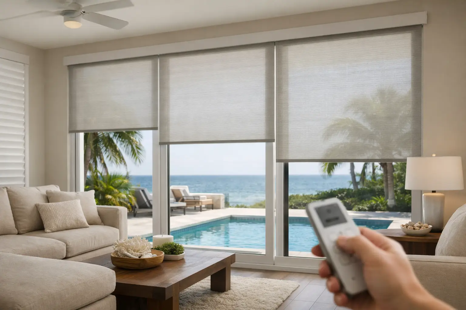 Are Motorized Shades Worth It for South Florida Homes?