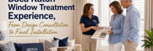 A White-Glove Boca Raton Window Treatment Experience, From Design Consultation to Final Installation