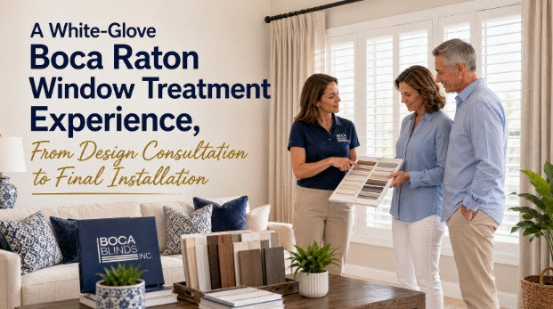 A White-Glove Boca Raton Window Treatment Experience, From Design Consultation to Final Installation