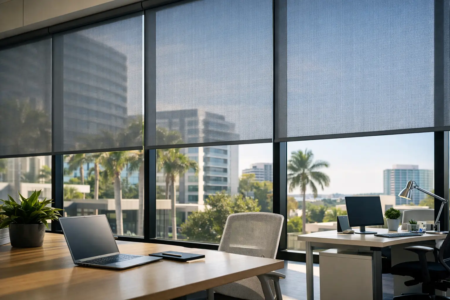 Solar Shades for Offices That Work Harder