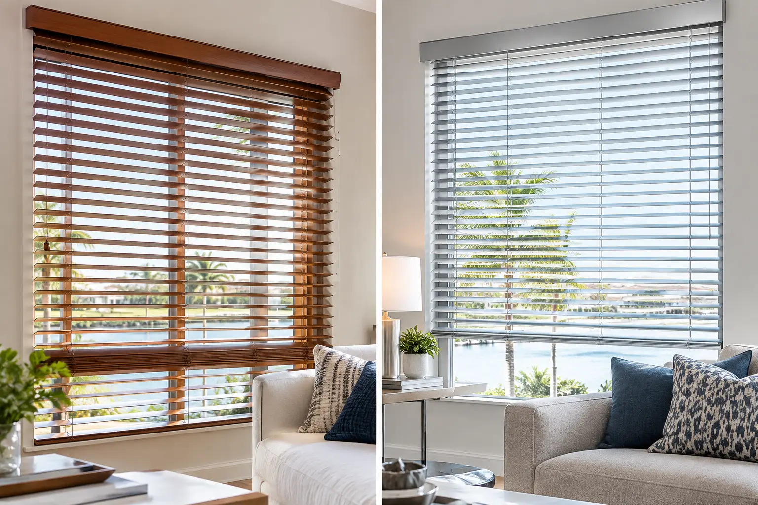 Faux Wood Blinds vs Aluminum Blinds: Which Fits?